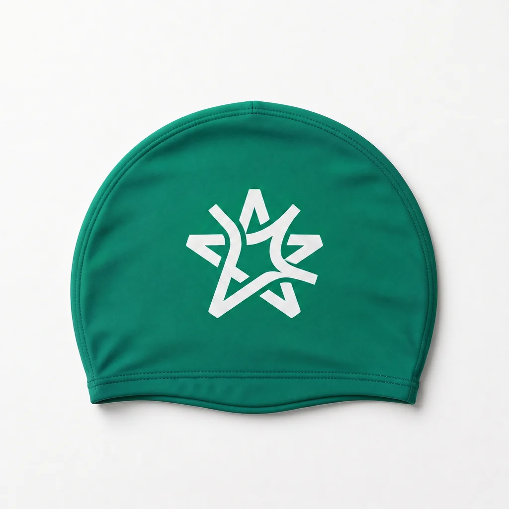 Gorro de natación personalizado en Lycra · Diseño nº 5